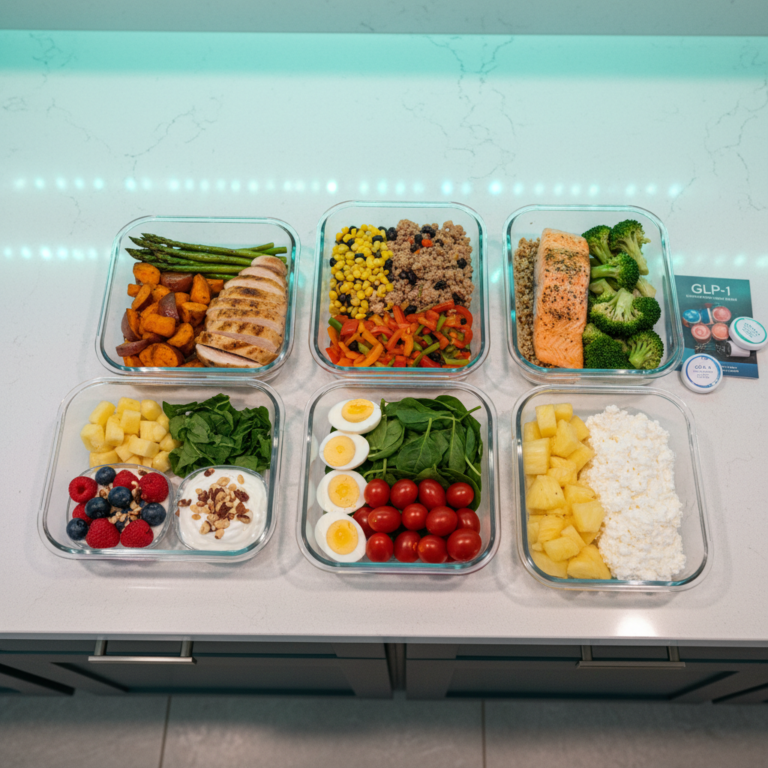 GLP-1 Meal Prep for Beginners: Cook Once, Eat All Week