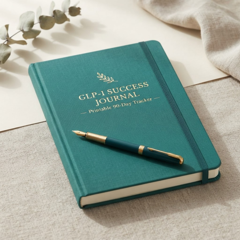 GLP-1 Success Journal 90-day tracker cover